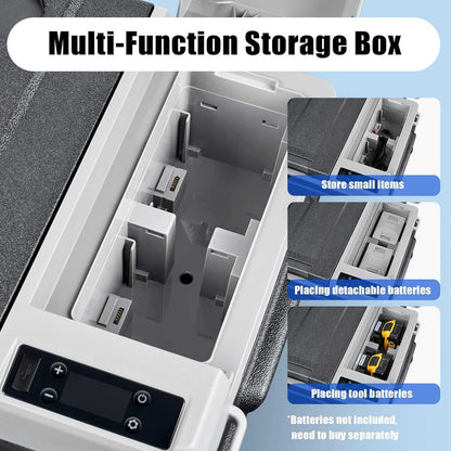 BODEGACOOLER 12 Volt Car Refrigerator Dual Zone Dual Doors 36/45/53QT - WD35