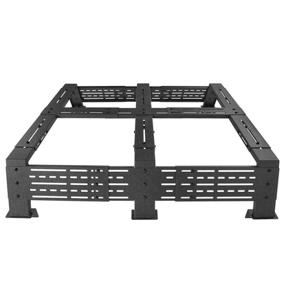 12.2" High Overland Bed Rack Fits Toyota Tacoma & Tundra 6' Bed - Hooke Road - HE.9907-S