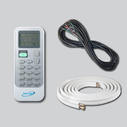 Air-Con Eclipse Series 30000 BTU 18.9 SEER Ductless Mini Split Air Conditioner 15ft Lineset & Wiring - ASPCI/EM4H4S30