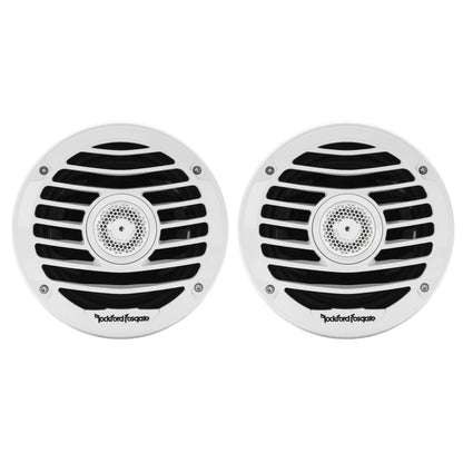 Rockford Fosgate Punch Marine 6.5 Inch 170W 2 Way Boat Coaxial Speakers 4 Pack - 121635