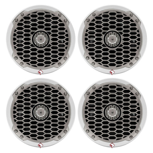 Rockford Fosgate Punch Marine 6.5" 170W 2 Way Boat Component Speakers 4 Pack - 123358