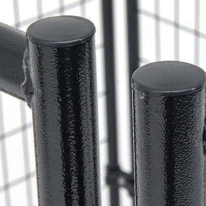 Lucky Dog Uptown 4 x 4 x 6 Foot Heavy Duty Outdoor Covered Dog Kennel (2 Pack) - 125135