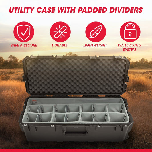 SKB Cases iSeries 3i-3613-12DT Utility and Gear Case with Padded Dividers - 127720