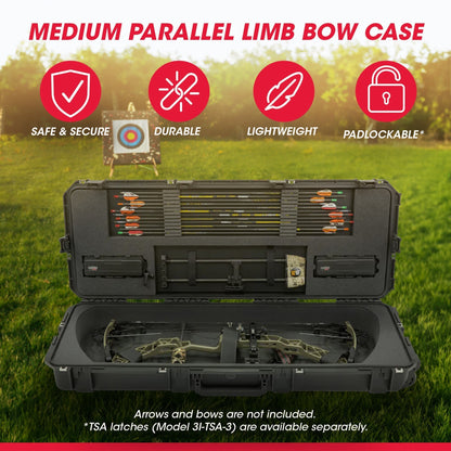 SKB Cases iSeries 4214 Hard Plastic Injection Molded Parallel Limb Bow Case - 127724