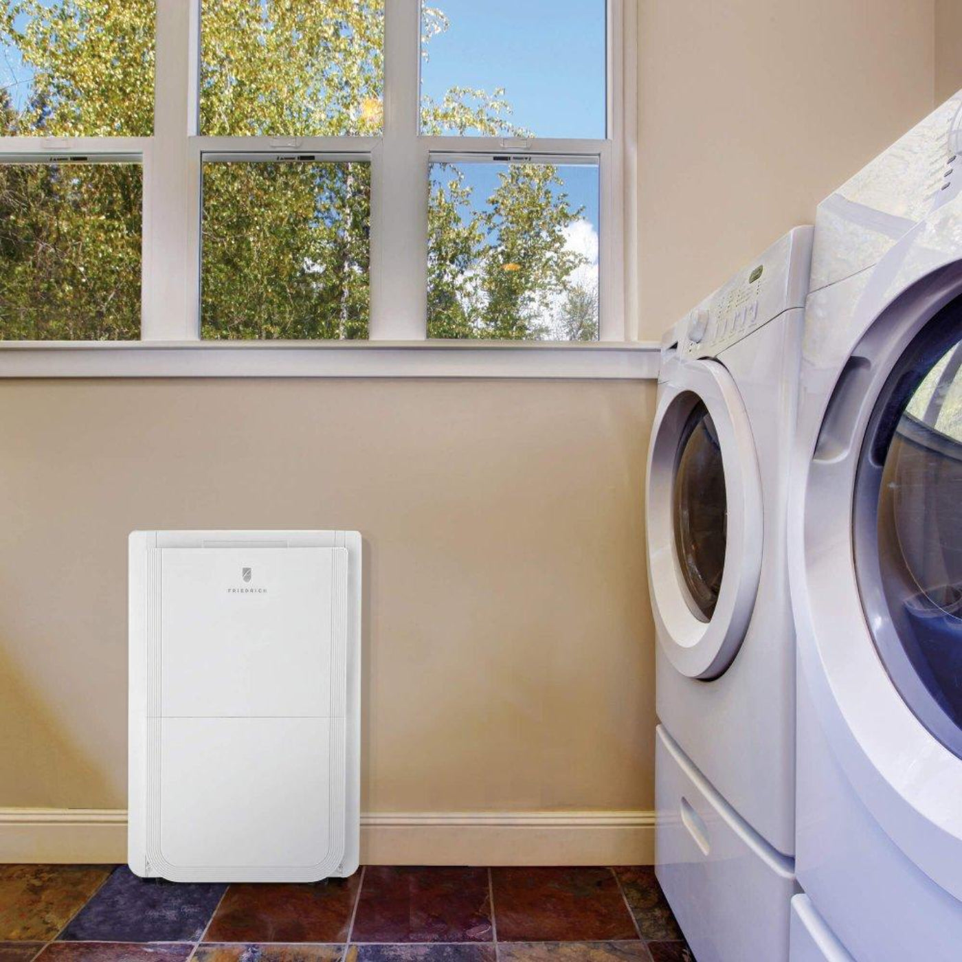 Friedrich Air 35-Pint Dehumidifier with Built-In Pump for Up to 800 Sq. Ft. - D35B1B-KT