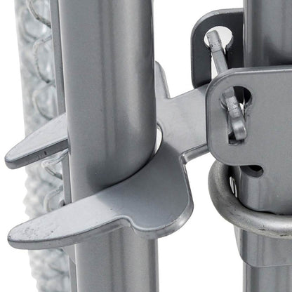 Lucky Dog 10 x 5 x 4 Foot Heavy Duty Outdoor Chain Link Kennel Enclosure (2 Pk) - 130240