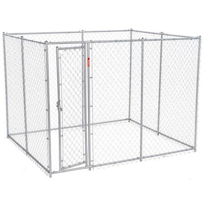 Lucky Dog 10 x 5 x 6" Heavy Duty Outdoor Chain Link Dog House Kennel (2 Pack) - 134663