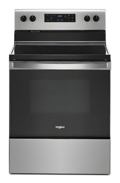 WHIRLPOOL WFE515S0JS 5.3 cu. ft. Whirlpool® electric range with Frozen Bake technology - WFE515S0JS