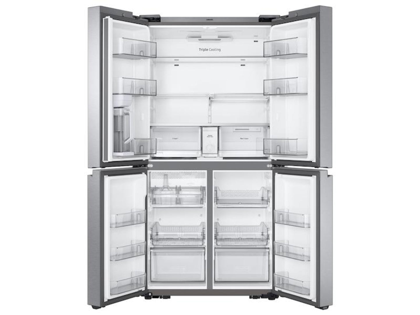 Samsung 23 cu. ft. Smart Counter Depth 4-Door Flex Refrigerator with AutoFill Water Pitcher - RF23A9071SR-KT