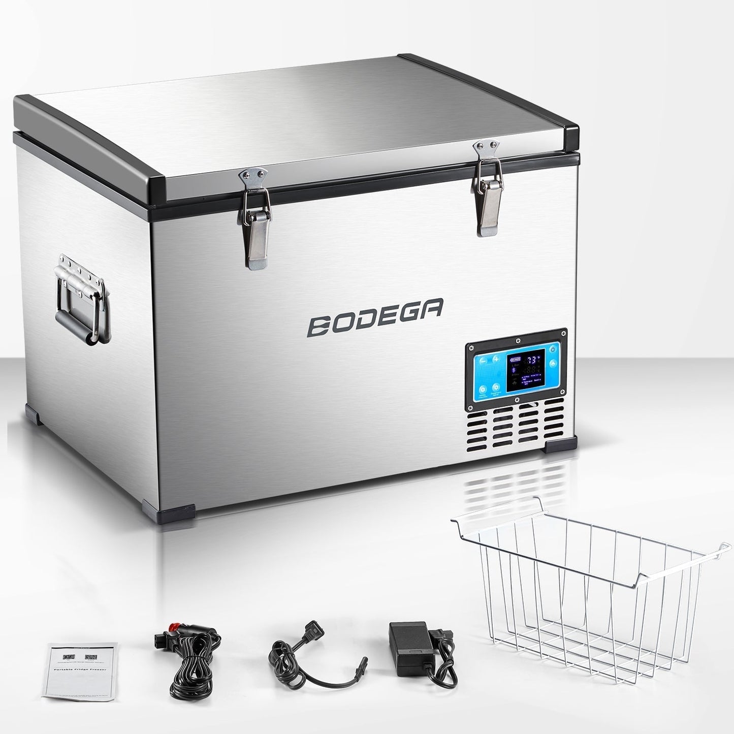 BODEGAcooler Portable Fridge Freezer 64QT/60L Large Capacity - BCD60