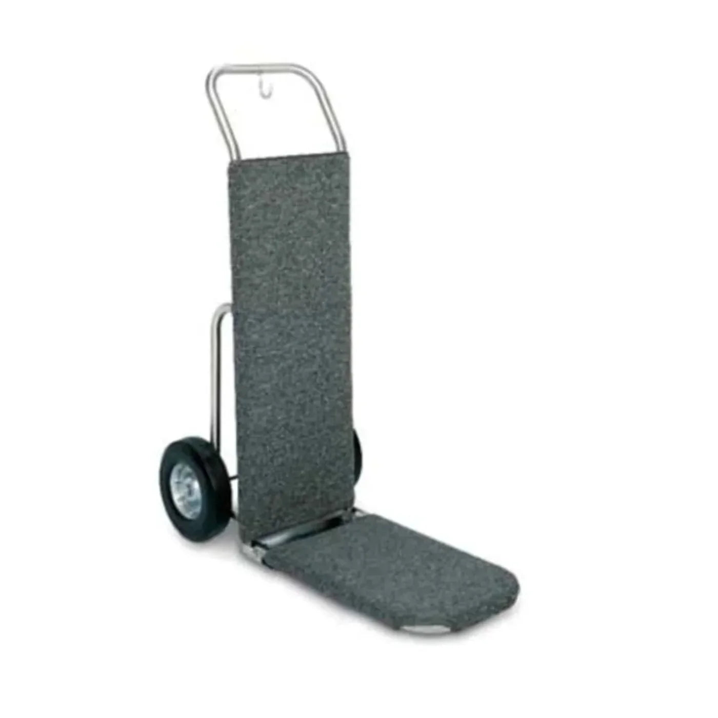 Forbes Industries 1550-CK 24" Standard Handtruck, Brushed Stainless Steel, Black 10” Zero-pressure wheels - 1550-CK