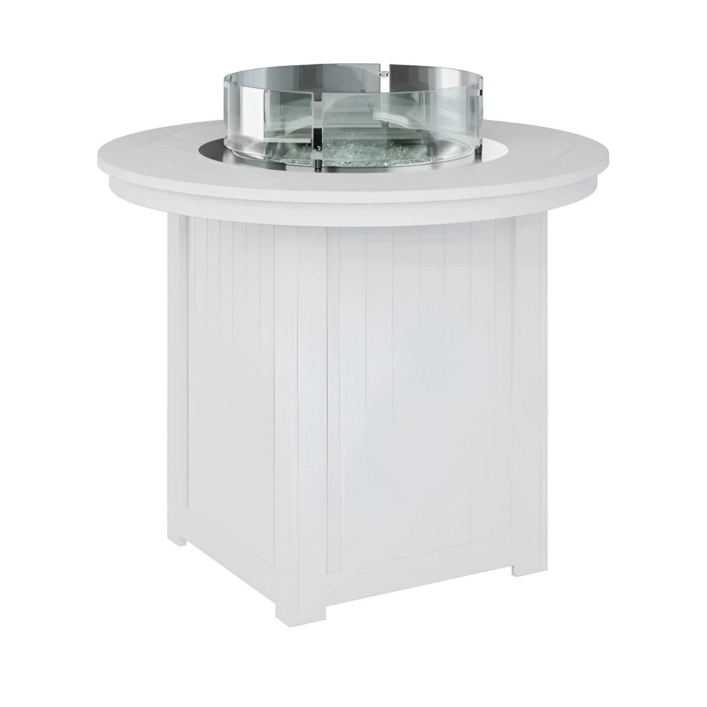 Berlin Gardens Donoma 44" Round Fire Table - Counter Height- DRFT3644CBK