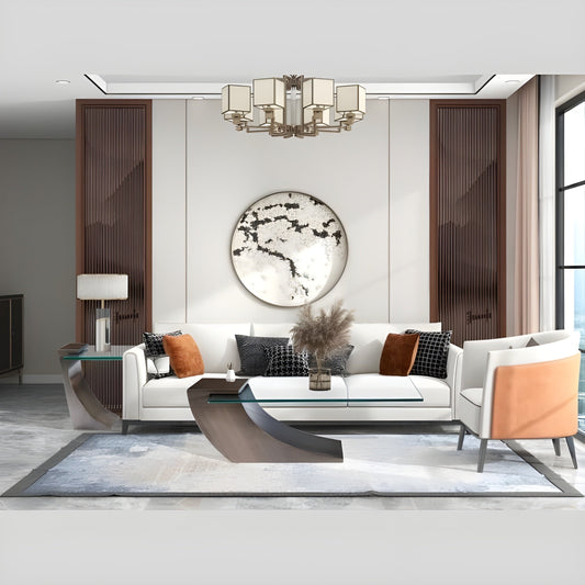 SHERES "Clasp" Cocktail Table, Antique Brushed Bronze -  C-01B