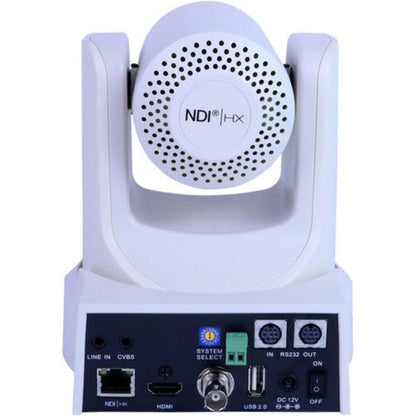 PTZOptics PT30X-NDI-WH Live Broadcast and Conference Camera (White) - PT30XNDIWH