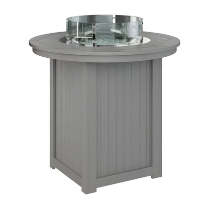 Berlin Gardens Donoma 44" Round Fire Table - Dining Height- DRFT3044DBK