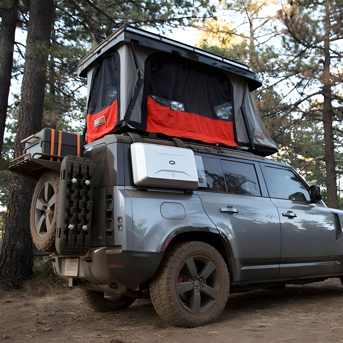 BadAss Tents Land Rover 2020-22 Defender 110 Convoy Rooftop Tent - Preassembled - 1801-0104A
