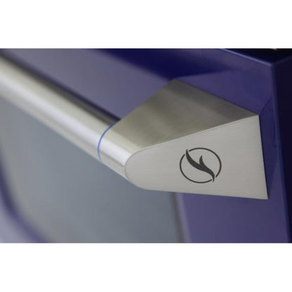 Kucht Professional 30 in. 4.2 cu ft. Propane Gas Range with Blue Door and Silver Knobs, KNG301/LP-B - KNG301/LP-B