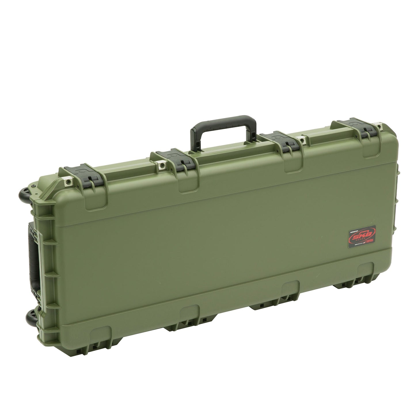 SKB Cases 3614 Hard Plastic Exterior Parallel Limb Bow Crossbow Case, Green - 189868