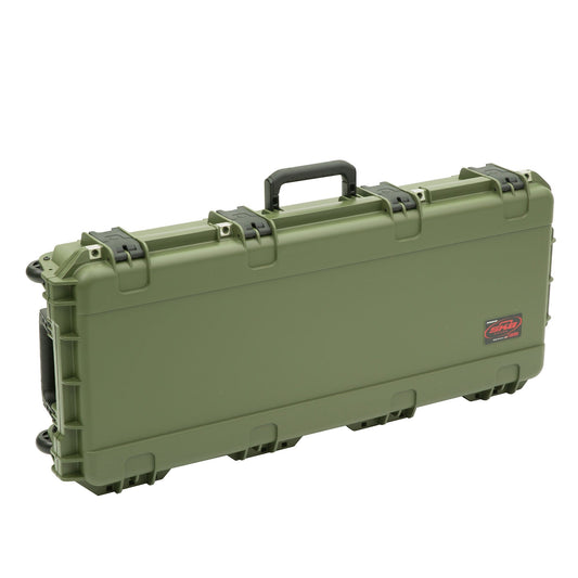 SKB Cases 3614 Hard Plastic Exterior Parallel Limb Bow Crossbow Case, Green - 189868