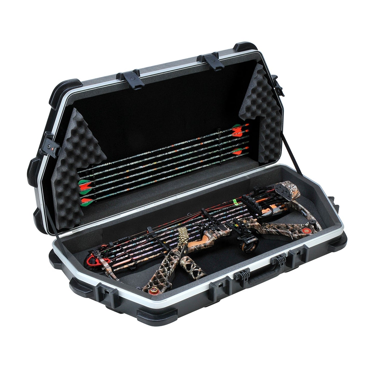 SKB Cases 4119 Hard Exterior Waterproof ATA Single Parallel Limb Bow Case, Black - 189870