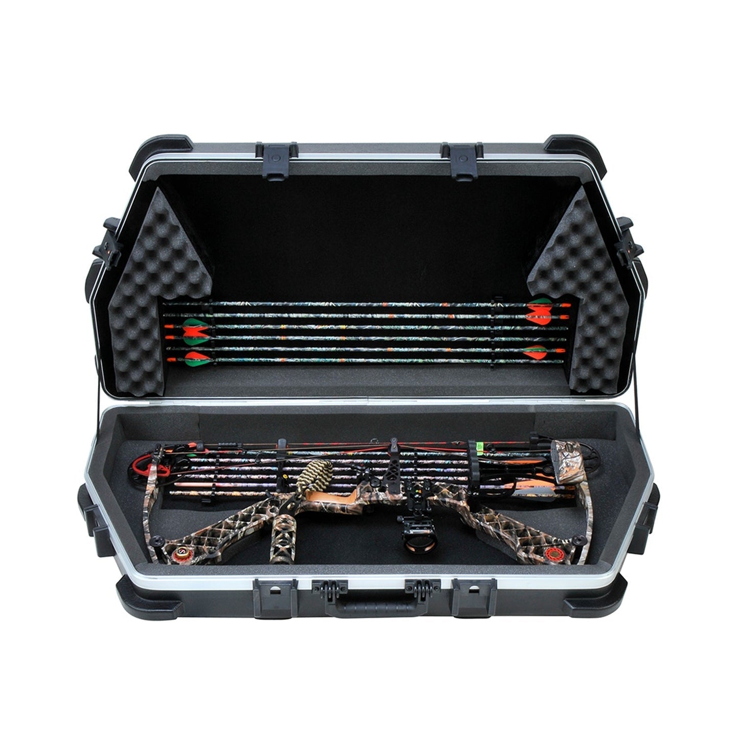 SKB Cases 4119 Hard Exterior Waterproof ATA Single Parallel Limb Bow Case, Black - 189870