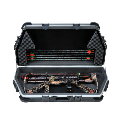 SKB Cases 4119 Hard Exterior Waterproof ATA Single Parallel Limb Bow Case, Black - 189870