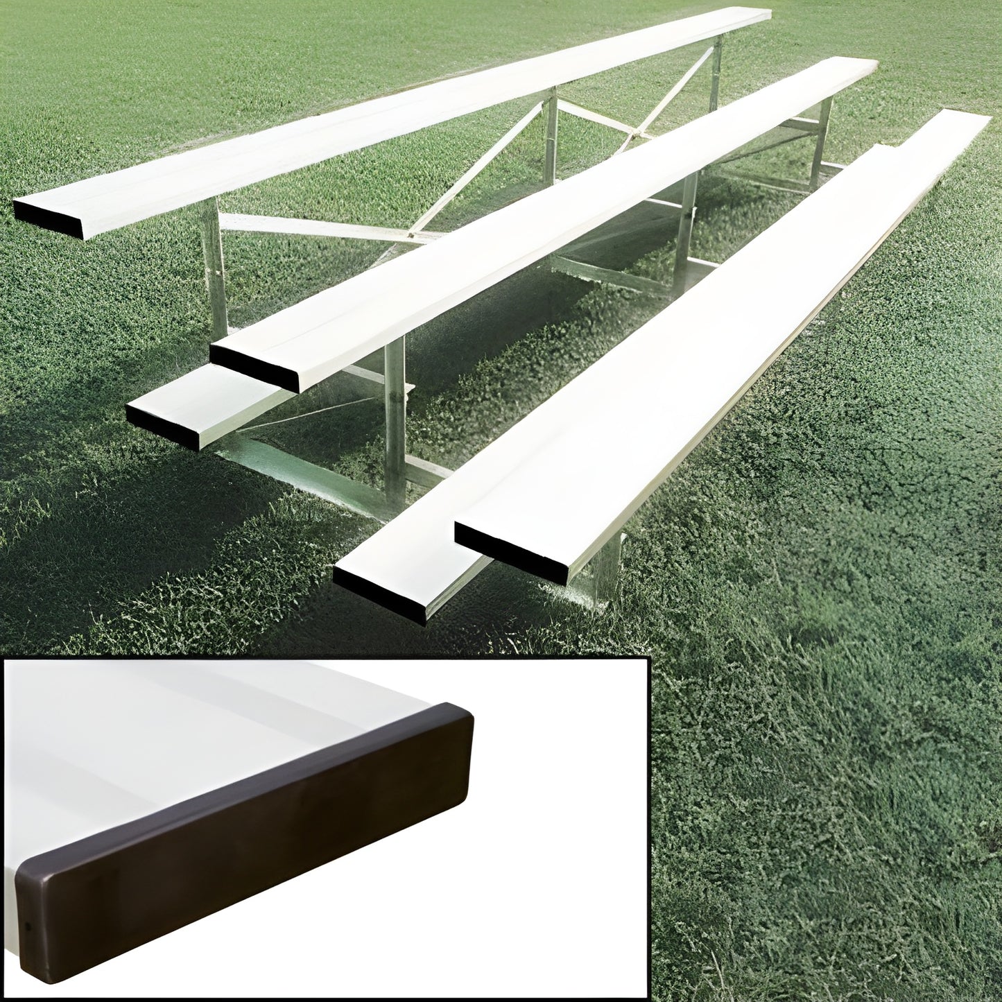 Bleachers Two Rows Aluminum without Fencing - NB0216-1