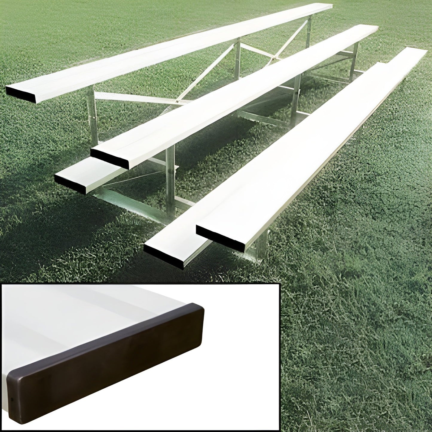 Bleacher 4 Rows Aluminum Bleachers without Fencing -  KAYP-BLRA4A21