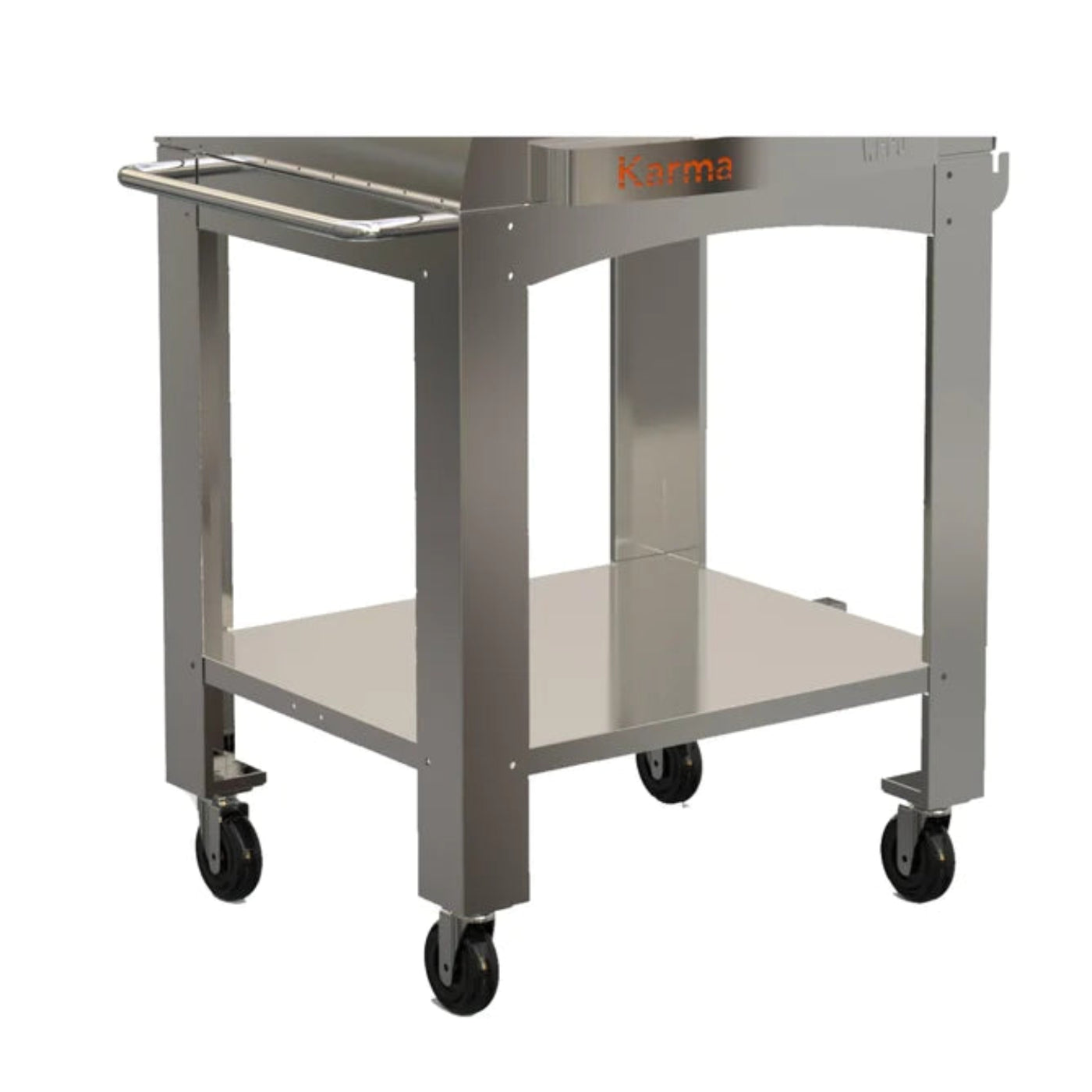 WPPO Type 201 Stainless Steel Cart for Karma 32 Oven -  WKCT-2S