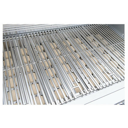 KOKOMO 4 Burner 32 Inch Cart Model BBQ Grill With Locking Casters 304 Stainless Steel - KO-BAK4BG+KO-BAK4BG-C