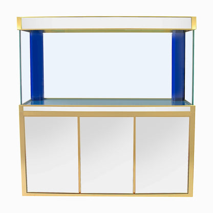 AQUA DREAM 175 GALLON TEMPERED GLASS AQUARIUM WHITE AND GOLD-AD-1560-WT