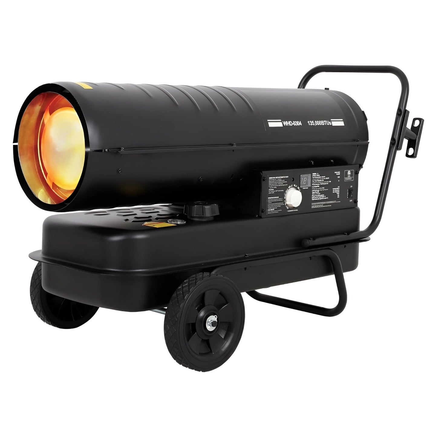 BILT HARD 135,000 BTU Forced Air Kerosene Heater, Portable Torpedo Space Heater with Movable Wheels, Thermostat Control, Overheat Protection, CSA Listed - WHD-0304