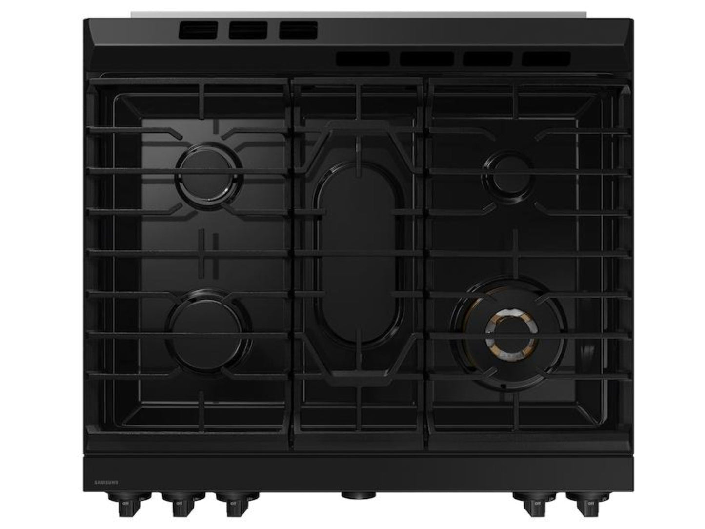 SAMSUNG Bespoke 6.0 cu. ft. Smart Slide-In Gas Range with Air Sous Vide & Air Fry in Stainless Steel - NSG6DG8500SR-KT