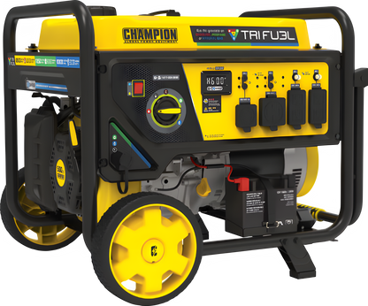 Champion 201438 10000W/12500W Generator Tri-Fuel Gas Propane Natural Gas CO Shield 50 Amp Electric Start New