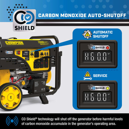 Champion 201494 9200W/11500W Generator 50 Amp Gas Electric Start CO Shield New
