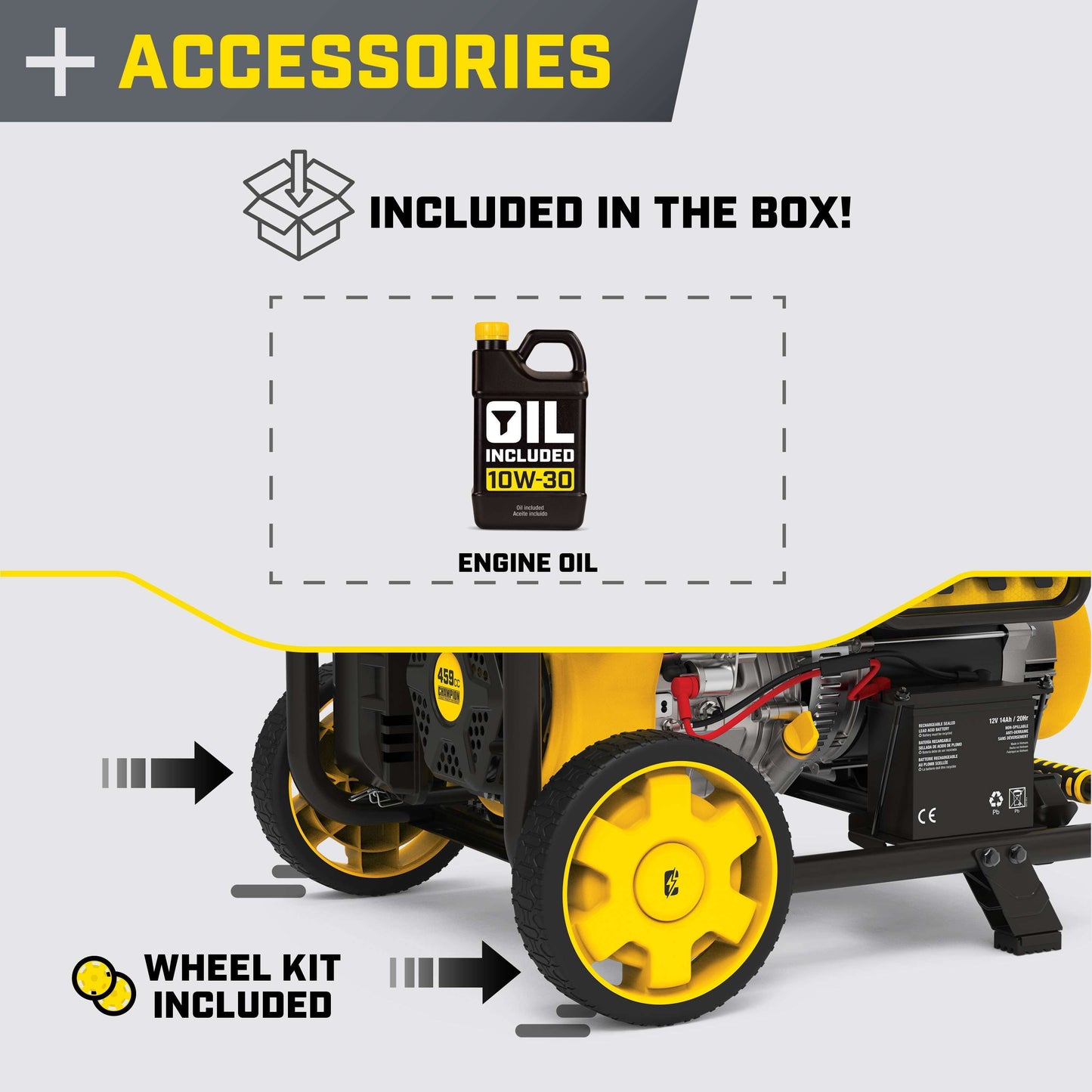 Champion 201494 9200W/11500W Generator 50 Amp Gas Electric Start CO Shield New