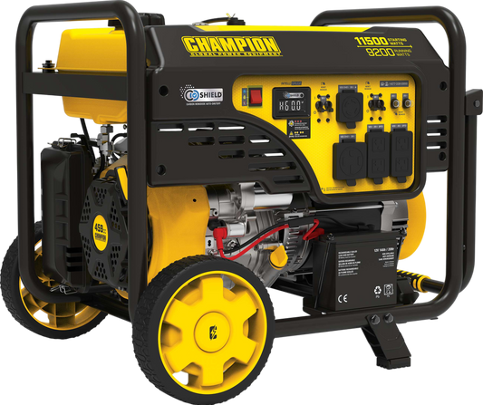 Champion 201494 9200W/11500W Generator 50 Amp Gas Electric Start CO Shield New