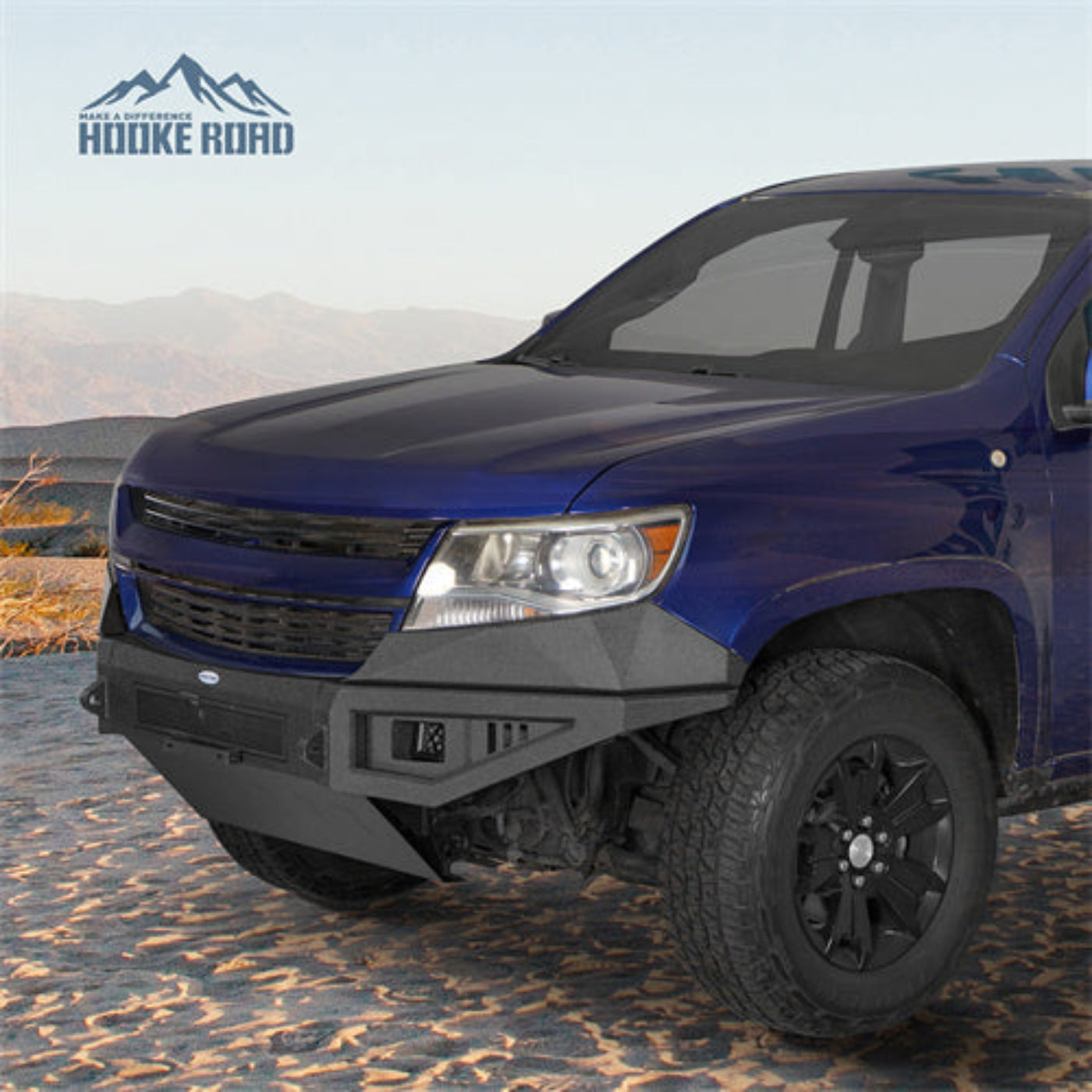 15-20 Chevy Colorado Front Bumper w/Skid Plate(Excluding ZR2 Models) - Hooke Road - HE.9114-S