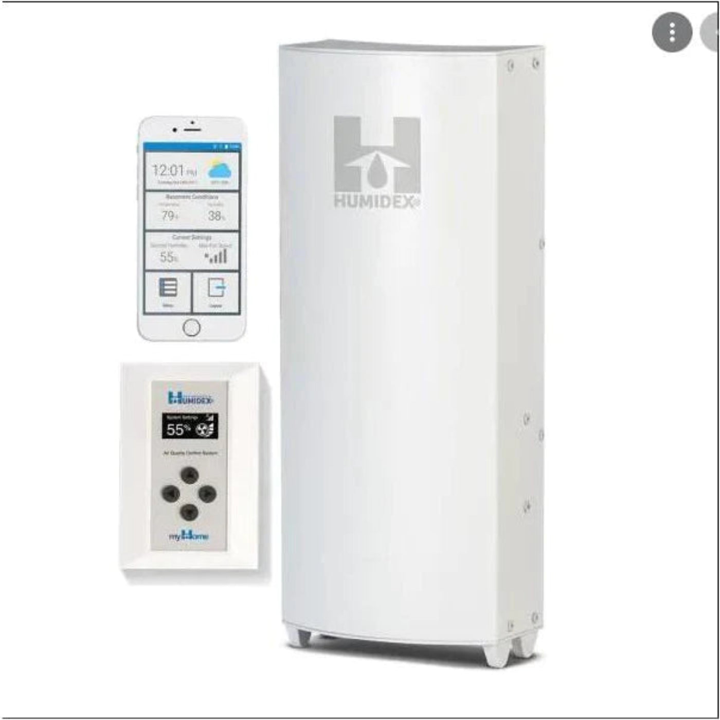 Humidex Tamperproof Apartment Unit with HCS & myHome Technologies + Remote Control (HCS-AHCmHRc-Hdex) - HCS-AHCmHRc-Hdex