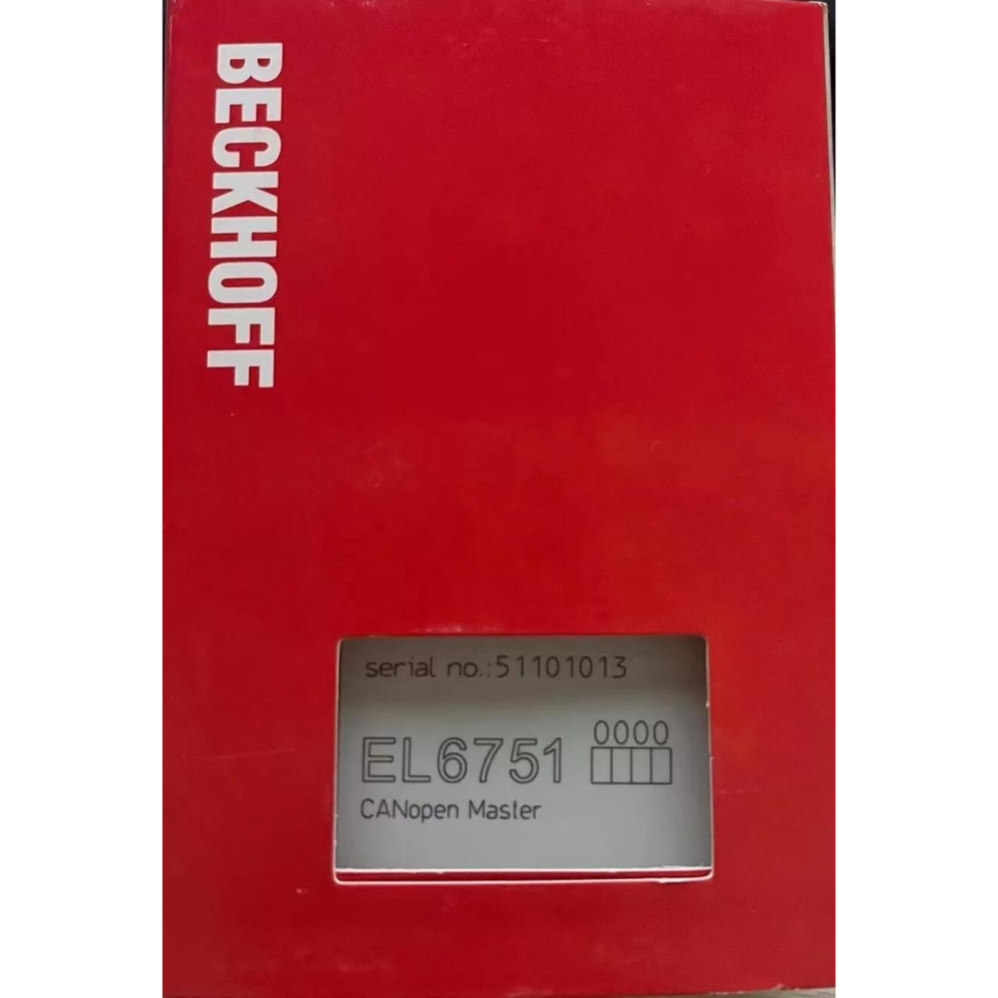 BECKHOFF EtherCAT Terminal, 1-channel communication interface, CANopen, master/slave - EL6751