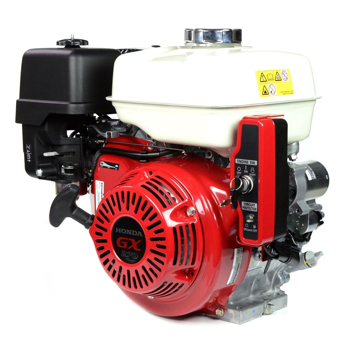 Honda Horizontal Engine with 2:1 Gear Reduction and Electric Start - HDA,GX270-RHE4