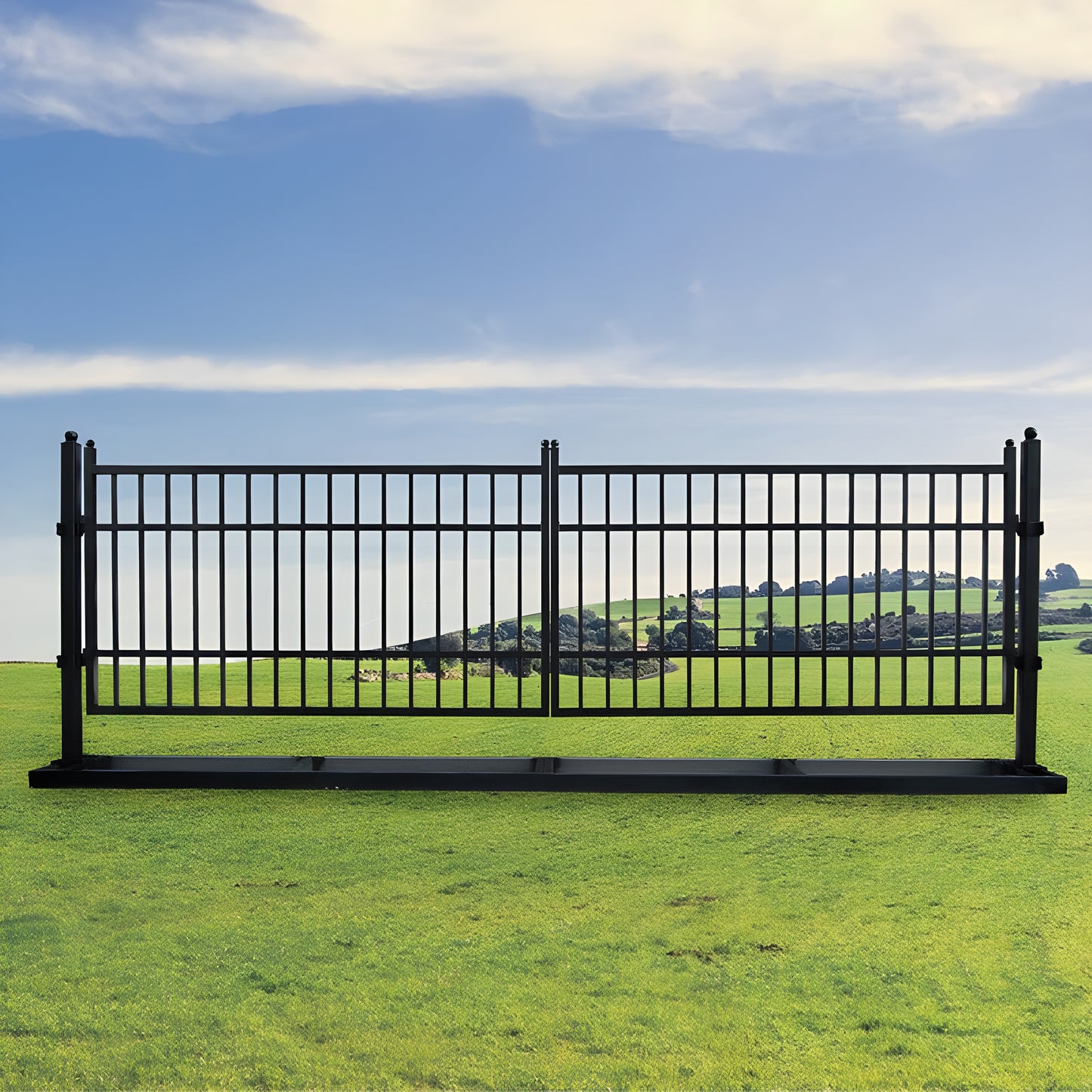 Chery Industrial 20ft Farm Metal Driveway Gate - IF000055