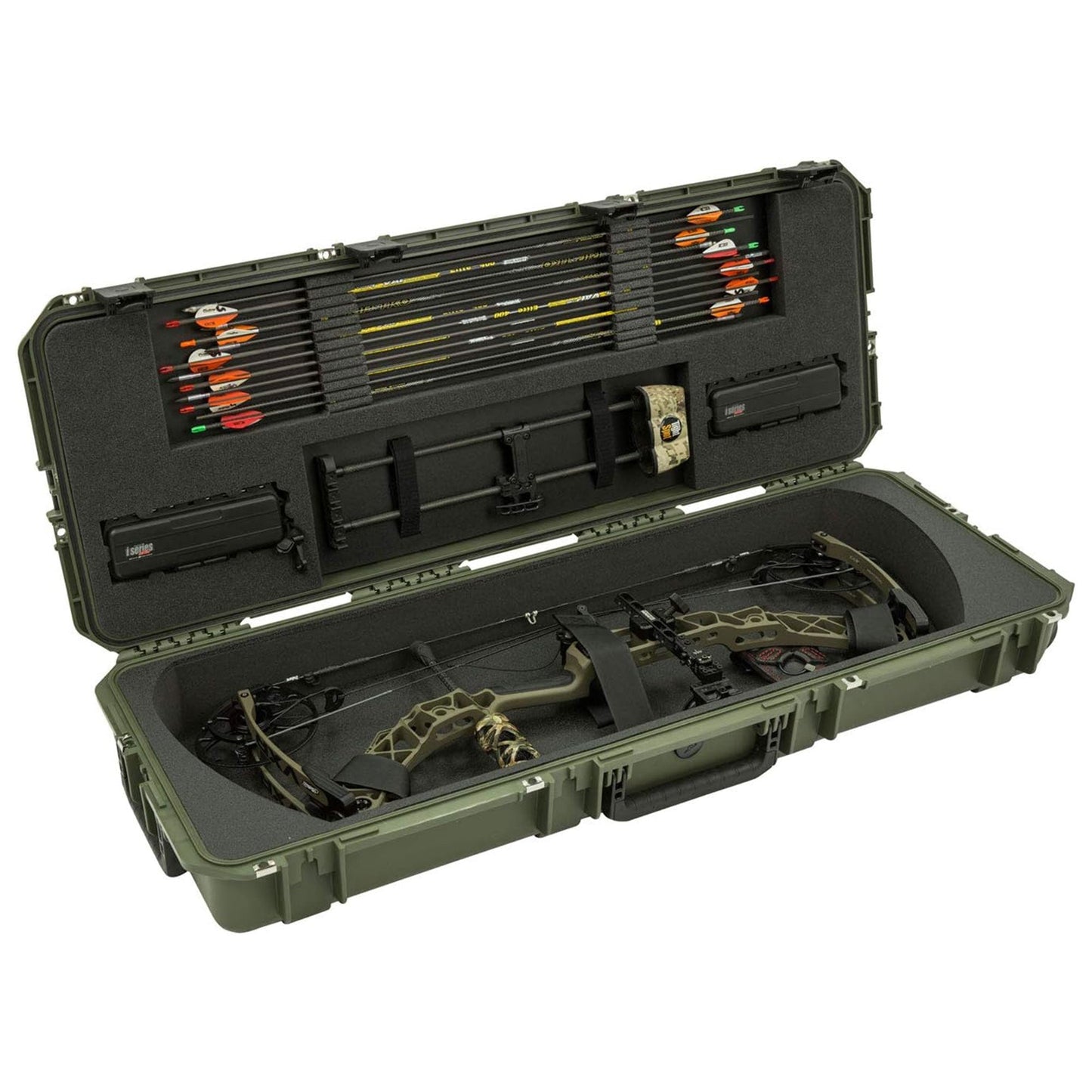 SKB Cases iSeries 4214 Hard Exterior Parallel Limb Bow Case, Green (Open Box) - 219740