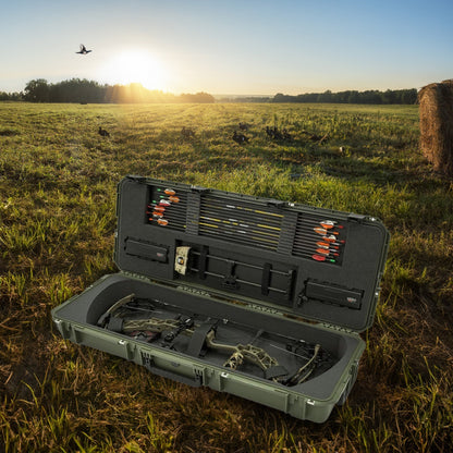 SKB Cases iSeries 4214 Hard Exterior Parallel Limb Bow Case, Green (Open Box) - 219740