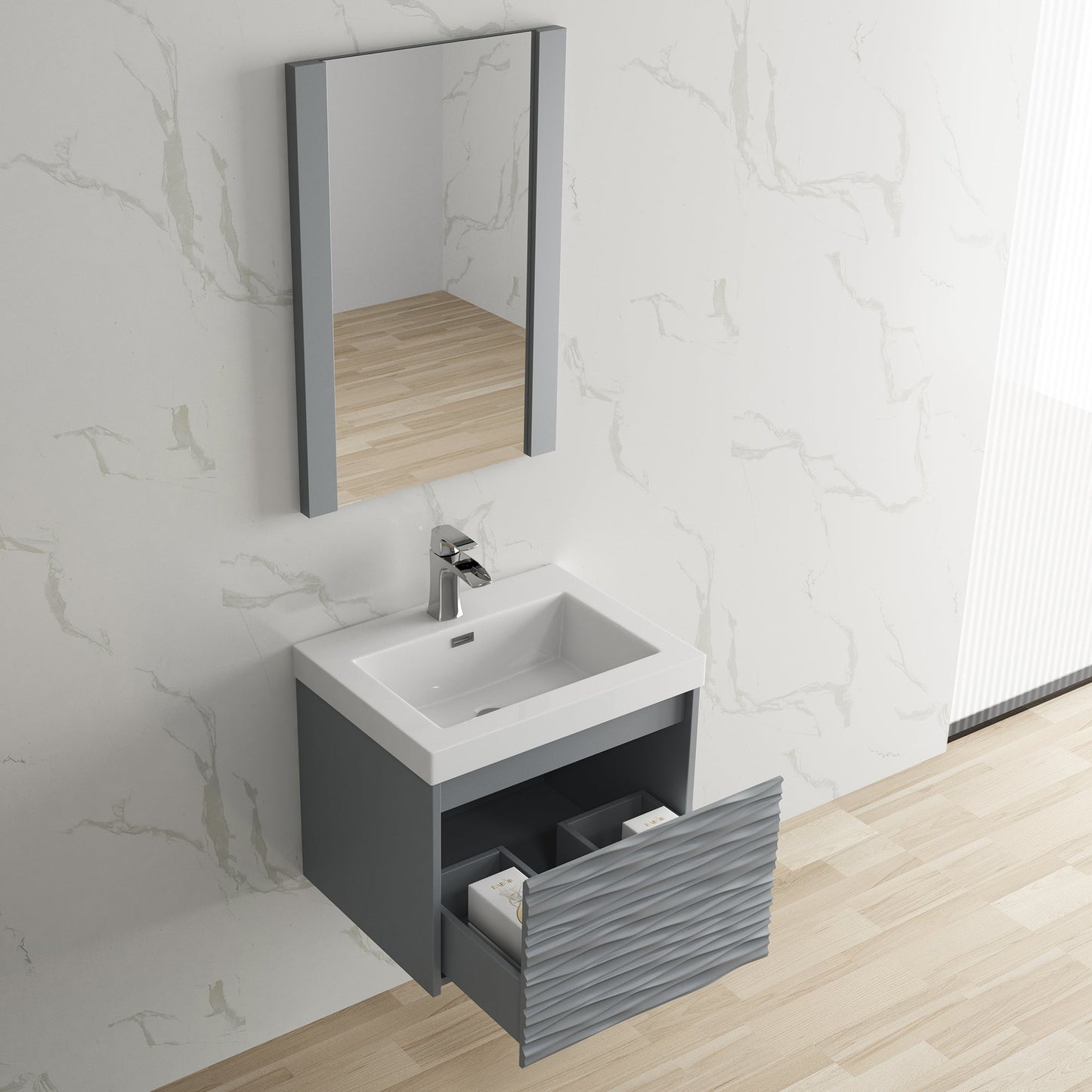 Blossom Paris 30 Inch Bathroom Vanity - V8008 30 01 - Backyard Provider