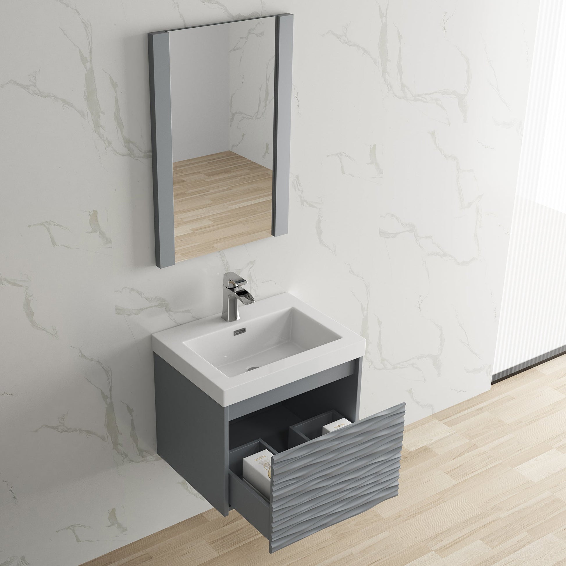 Blossom Paris 30 Inch Bathroom Vanity - V8008 30 01 - Backyard Provider