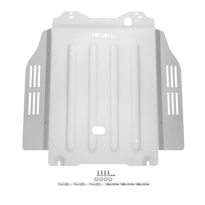 RIVAL Aluminum Transmission Skid Plate 2024+ Tacoma 4Gen Hybrid | 2024+ Land Cruiser Hybrid | 2025 4Runner 6Gen Hybrid - 2333.9569.2.6