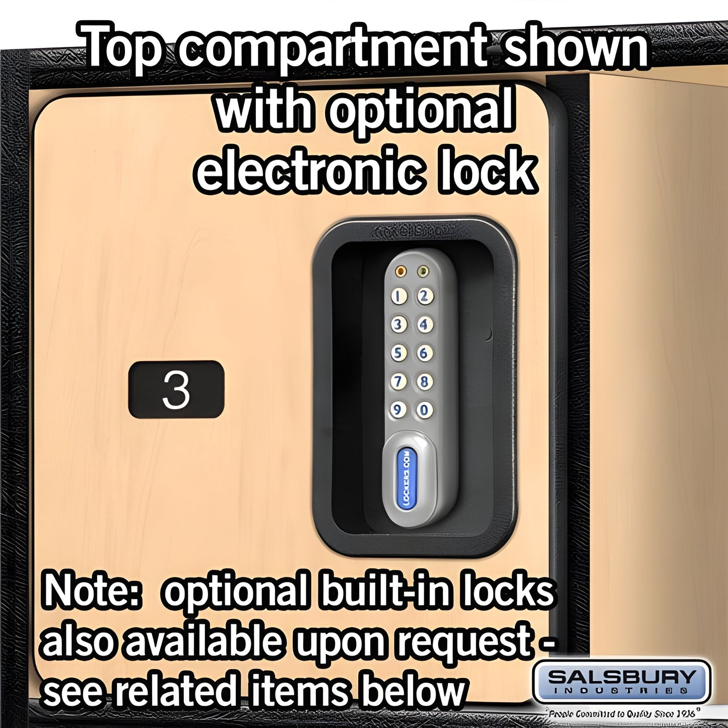Salsbury 24" Wide Designer Wood Open Access Locker - 30024MAP