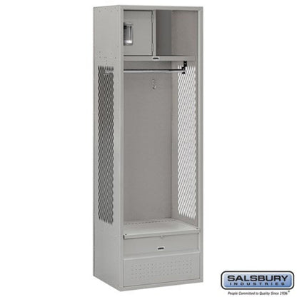 Salsbury 24" Wide Open Access Metal Locker - 70018BL-A