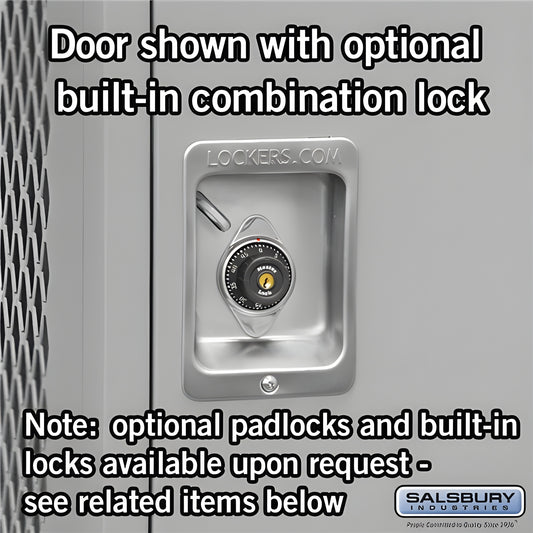 Salsbury 24" Wide Standard Gear Metal Locker - 71024GY-U